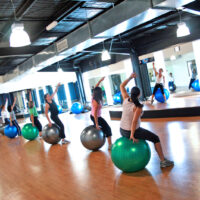 fitball group fitness class